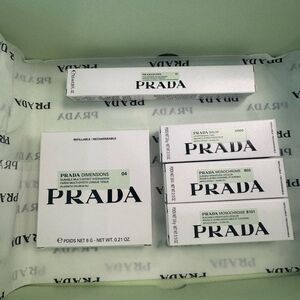 Prada make-up Set lip balm eyeshadow mascara